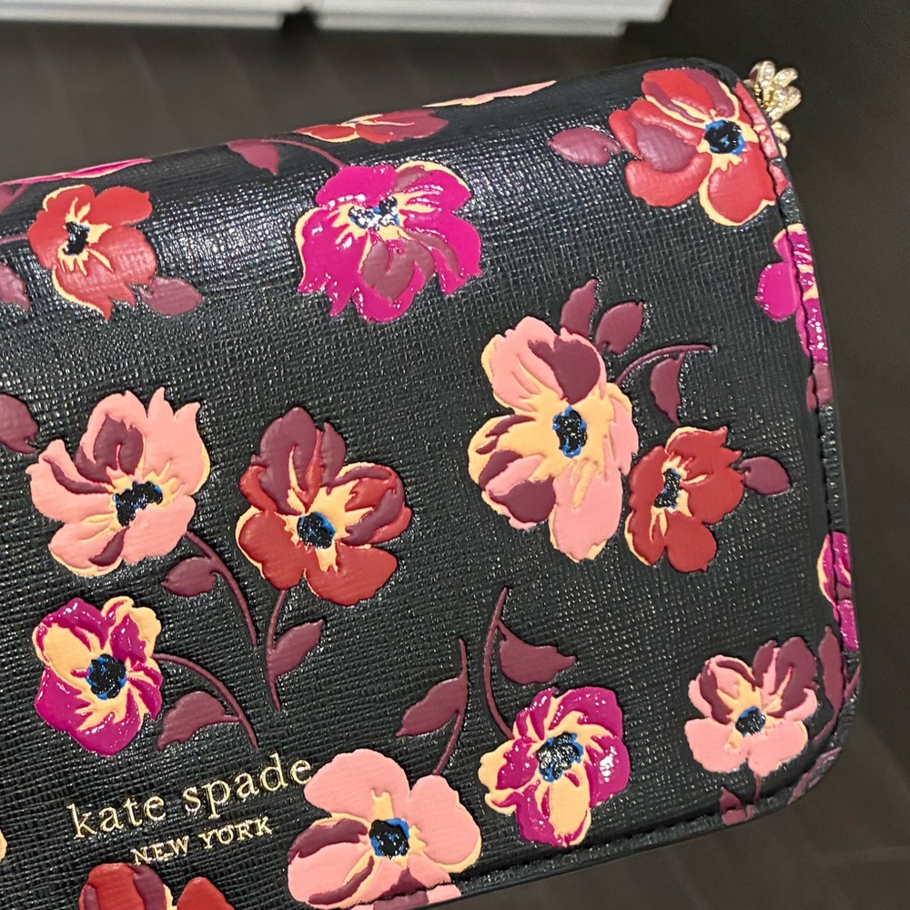 KATE SPADE Poppies Wallet Crossbody NWT - Picture 6 of 6